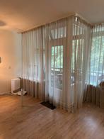 Gordijnen vitrage, Huis en Inrichting, Stoffering | Gordijnen en Lamellen, Ophalen, Crème, Gebruikt, 200 cm of meer