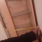 Hoek vitrine kast, Huis en Inrichting, Ophalen, Zo goed als nieuw, 25 tot 50 cm, 50 tot 100 cm