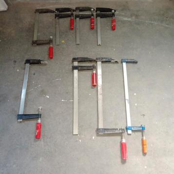 8 Zware robuuste metalen lijmtangen lijmklem 4 afmetingen beschikbaar voor biedingen