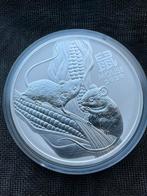 Lunar lll . Year of the mouse 2020. 1 kilo zilver, Postzegels en Munten, Edelmetalen en Baren, Ophalen of Verzenden, Zilver