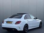 Mercedes-Benz C-Klasse 180 AMG Night Sport Edition | Panoram, Automaat, 65 €/maand, Leder en Stof, Wit