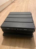 Ikea Runnen Terrastegels - Zwart, Tuin en Terras, Terrasdelen en Vlonders, Ophalen, Gebruikt, Kunststof