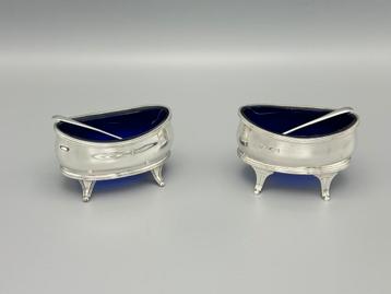 Zilveren peper- en zoutvaten, Sheffield, anno 1920 beschikbaar voor biedingen