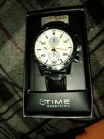 Mooie Time Essentials horloge te koop!, Overige merken, Overige materialen, Leer, Polshorloge
