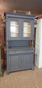 Fraaie antieke Franse buffetkast/oude kast/brocante kast, Huis en Inrichting, Ophalen, Gebruikt, 25 tot 50 cm, 200 cm of meer