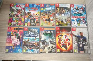 10 Nintendo Switch Spelletjes (Ophalen in Zonhoven) beschikbaar voor biedingen