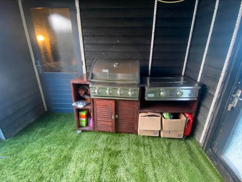 Patton barbeque met kookplaat gas, buitenkeuken, Tuin en Terras, Gasbarbecues, Ophalen of Verzenden
