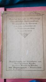 Oud boekje  Natuurkunde Vluchtige stoffen  1909, Antiek en Kunst, Ophalen of Verzenden