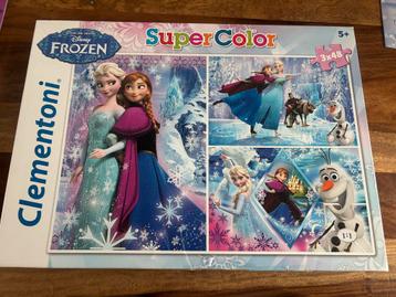 Frozen puzzels 3x 48 st. beschikbaar voor biedingen