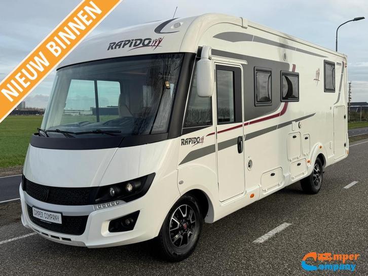 Rapido I 8086 DF Queensbed / Hefbed / Automaat ALKO chassis, Caravans en Kamperen, Campers, Bedrijf, tot en met 4, Integraal, Rapido