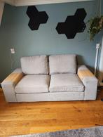 KIVIK 2-zitsbank - grijs + gratis Blad voor armleuning, Huis en Inrichting, Banken | Sofa's en Chaises Longues, Ophalen, Hout