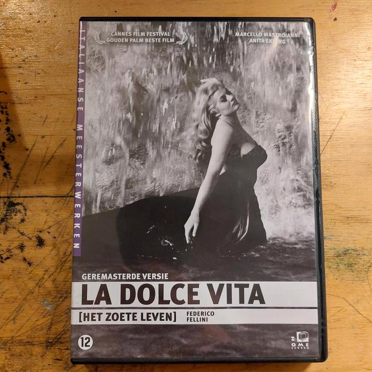 La Dolce Vita DVD - Fellini's meesterwerk!, Cd's en Dvd's, Dvd's | Filmhuis, Zo goed als nieuw, Italië, Vanaf 12 jaar, Ophalen of Verzenden
