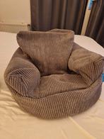 Loungepug kids zitzak Fauteuil grijs, Huis en Inrichting, Zitzakken, Ophalen, Zo goed als nieuw, Grijs