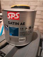 SPS Satin AE Wit of 9010 2,5L, Doe-het-zelf en Verbouw, Verf, Beits en Lak, Ophalen, Wit, Nieuw, Lak