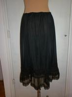 lange onderrok maat large, Verzenden, Zwart, Overige typen