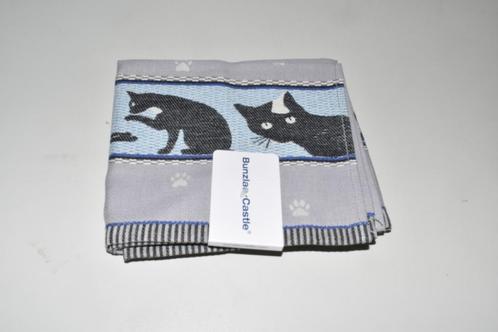 Theedoeken Katten Bunzlau Castle, Huis en Inrichting, Keuken | Textiel, Nieuw, Theedoek of Handdoek, Grijs, Ophalen of Verzenden