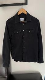 Blouse Overhemd Heren zwart denim S Blue Ridge ALS NIEUW!, Halswijdte 38 (S) of kleiner, Zwart, Ophalen of Verzenden, Zo goed als nieuw