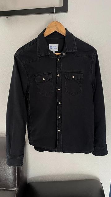 Blouse Overhemd Heren zwart denim S Blue Ridge ALS NIEUW!  beschikbaar voor biedingen