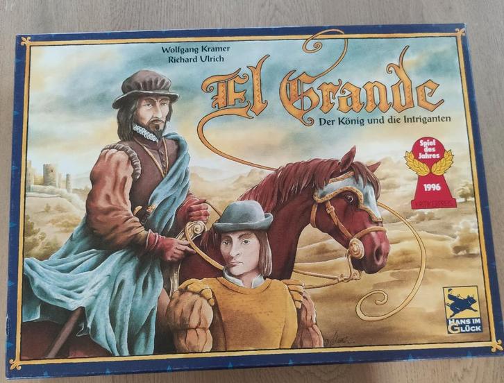 El Grande, Hobby en Vrije tijd, Gezelschapsspellen | Bordspellen, Gebruikt, Een of twee spelers, Drie of vier spelers, Vijf spelers of meer