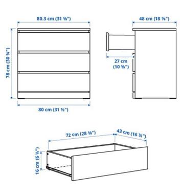 Malm Ikea commode - afbeelding 4