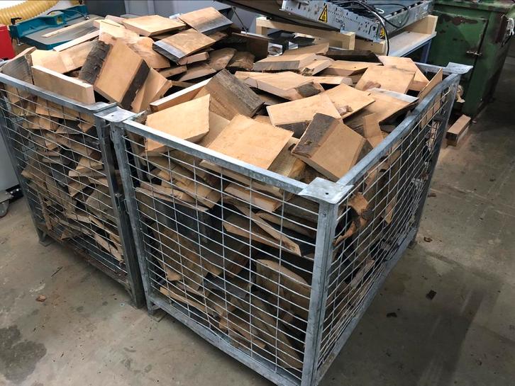 Kachelhout haardhout ovengedroogd beuken eiken essen, Tuin en Terras, Haardhout, Minder dan 3 m³, Ophalen
