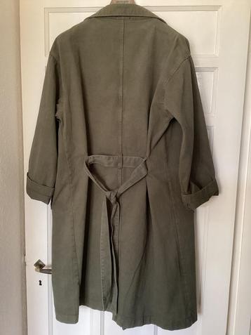 Lange ( kuitlengte )denim trenchcoat Norah Mt 40 Nieuw beschikbaar voor biedingen