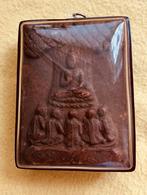 Zeldzaam Boeddha Amulet - zeer oud - custom perspex montuur, Ophalen of Verzenden
