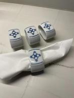 Jager Blau Saks 4 servetringen, Huis en Inrichting, Keuken | Servies, Overige typen, Ophalen of Verzenden, Zo goed als nieuw, Overige stijlen