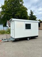 Schaftwagen schaftkeet keet snelverkeer 4x2 mtr toiler, Ophalen, Gebruikt