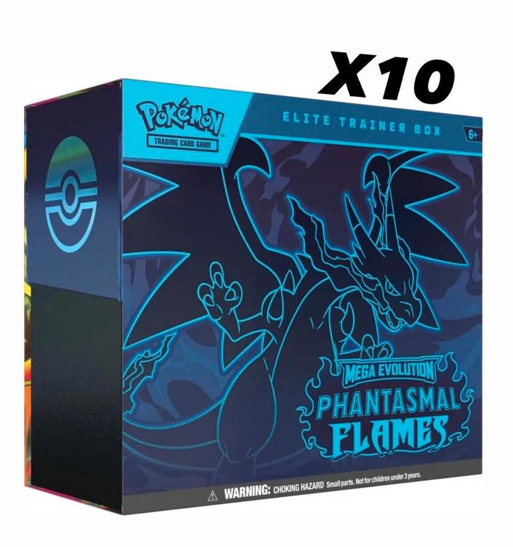 Mega Evolution: Phantasmal Flames ETB Case Preorder, Hobby en Vrije tijd, Verzamelkaartspellen | Pokémon, Nieuw, Losse kaart, Ophalen of Verzenden
