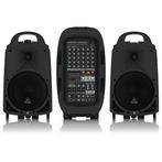 Complete PA (Behringer)set met statieven., Muziek en Instrumenten, Ophalen, Zo goed als nieuw, 1000 watt of meer, P.A.