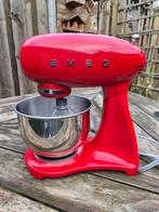 SMEG Keukenmachine Rood, Witgoed en Apparatuur, Keukenmixers, 4 liter of meer, Ophalen, 3 snelheden of meer