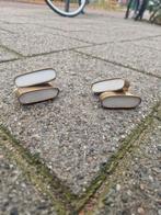 4 Koperen Kastknopjes met Wit, Ophalen, Gebruikt, Overige materialen