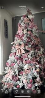 Kerst boom met versiering en kerst mannen 2 keer kijk foto.s, Ophalen of Verzenden, Zo goed als nieuw