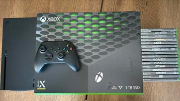 Xbox Series X 1tb compleet en zeer netjes + 16 games beschikbaar voor biedingen