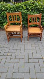 Vintage kinderstoelen, Huis en Inrichting, Ophalen, Twee, Bruin, Zo goed als nieuw