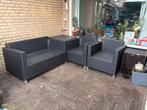 Bois le duc loungeset/tuinset, Tuin en Terras, Ophalen, Gebruikt, Bijzettafel, 2 zitplaatsen
