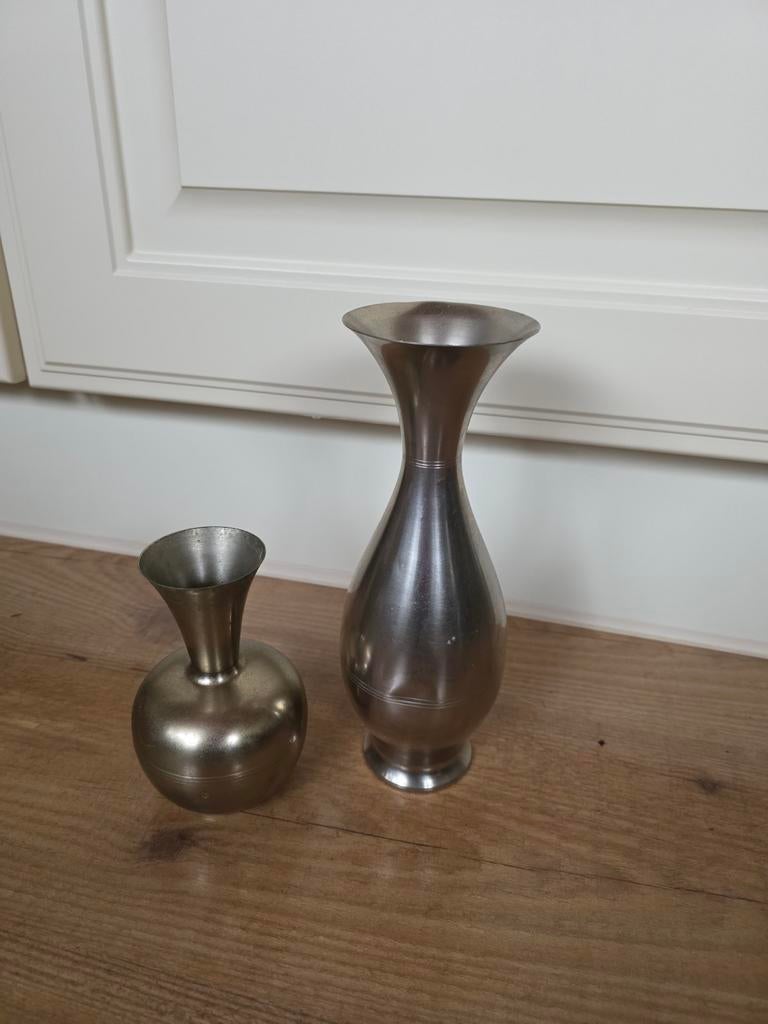 Vazen tin, Antiek en Kunst, Ophalen of Verzenden, Overige materialen