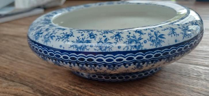 societe ceramique maestricht cachepot schotel mille fleurs, Antiek en Kunst, Antiek | Servies los, Ophalen of Verzenden