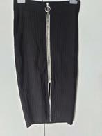 Zwarte rok, met rits, stretch viscose, m. M, z.g.a.n., Kleding | Dames, Rokken, Maat 38/40 (M), H&M, Zwart, Ophalen of Verzenden