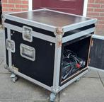 Flightcase 19" op wielen met galm en versterker, Muziek en Instrumenten, Ophalen of Verzenden, Gebruikt, Overige instrumenten
