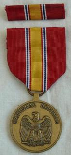 Medaille US Armed Forces, National Defense Service Medal.(1), Amerika, Ophalen of Verzenden, Landmacht, Lintje, Medaille of Wings