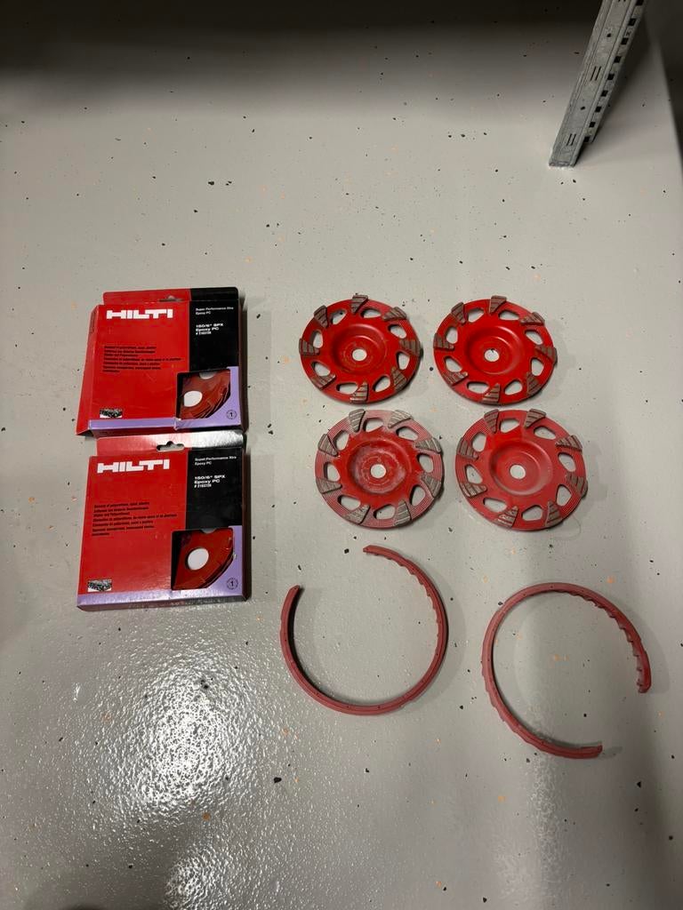 Hilti komschijf 150mm, Doe-het-zelf en Verbouw, Gereedschap | Slijpmachines, Ophalen of Verzenden, Zo goed als nieuw, Minder dan 700 watt