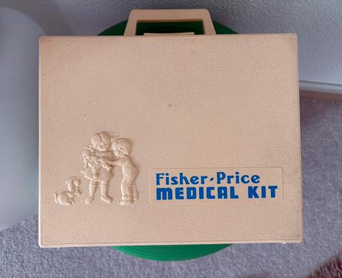 Fisher Price Medical Kit uit 1982, Kinderen en Baby's, Speelgoed | Fisher-Price, Gebruikt, Speelset, Ophalen of Verzenden