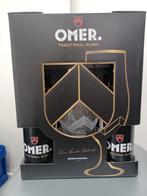 Omer bierpakket 4 flesjes en glas. tradioneel blond, Ophalen, Nieuw, Overige merken