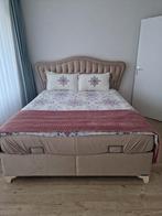 Istikbal tweepersoonsbed met opbergruimte, Ophalen, Beige, Tweepersoons, Zo goed als nieuw