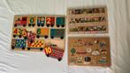 Set van 3 houten vormenpuzzels (o.a. Simplex, vintage), Ophalen of Verzenden