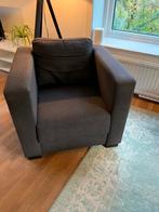 Fauteuil - WOOOD - antraciet, Huis en Inrichting, Fauteuils, Ophalen, Zo goed als nieuw, 75 tot 100 cm, 50 tot 75 cm