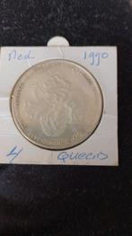 Zilveren 50 Gulden 1990 - 100 Jaar Vorstinnen, Postzegels en Munten, Munten | Nederland, Koningin Beatrix, Zilver, Ophalen of Verzenden