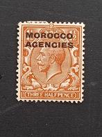 Marokko.  Britse Post Mi 45. Postfris met plakker, Postzegels en Munten, Postzegels | Afrika, Marokko, Verzenden, Postfris